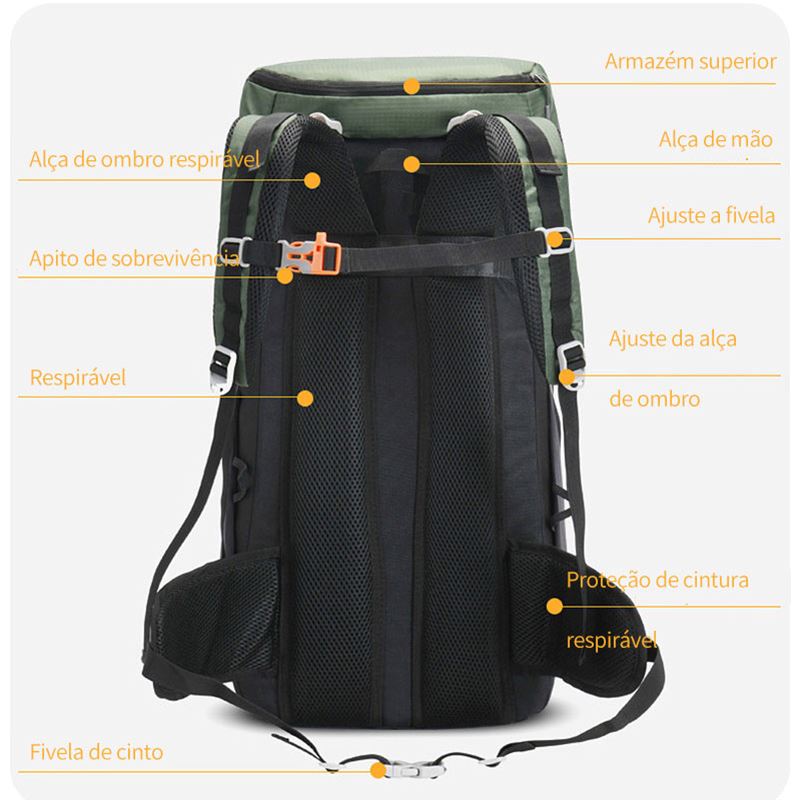 Mochila Suet Montevie 50L